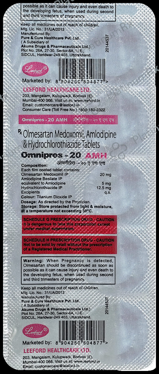 Omnipres 20 AMH Tablet