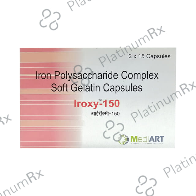 Iroxy 150 Soft Gelatin Capsule