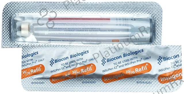 Insugen 30/70 (100 IU/ml) (1*3ml Refill Cartridge / Injection)