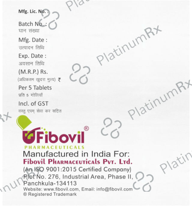 Zithrovil 500mg Tablet 5s