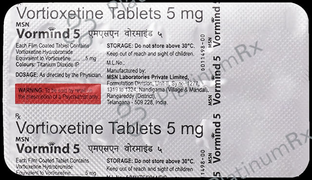 Vormind 5mg Tablet 10s