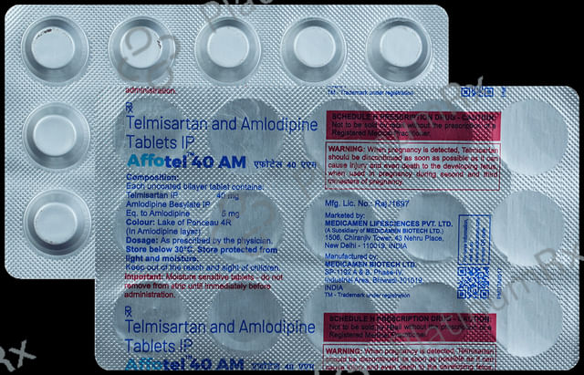 Affotel 40/5mg AM Tablet 15s