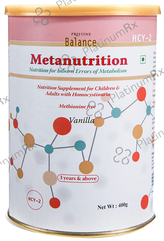Pristine Balance Metanutrition HCY 2 (3 Years & Above) Powder Vanilla