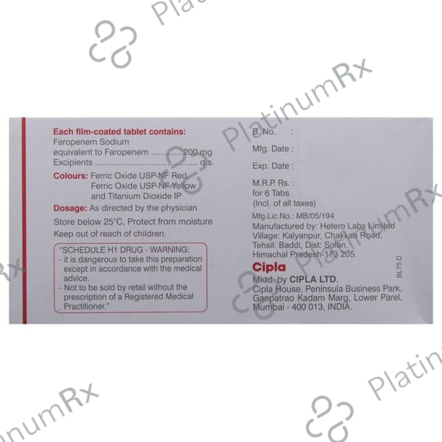 Farobact 200mg Tablet 10s