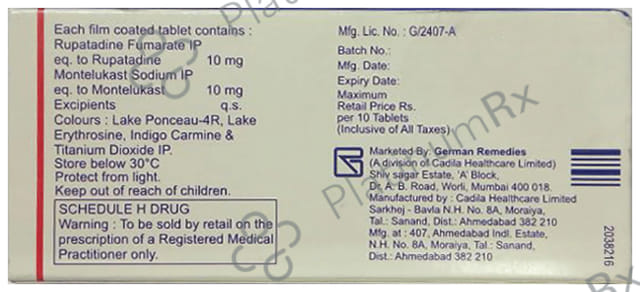 Smarti M 20mg Tablet 10s