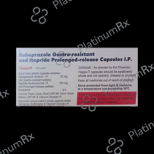 Happi IT Capsule 150/20mg Capsule PR 10s