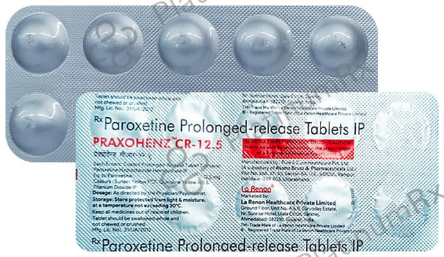 Praxohenz CR 12.5mg Tablet 10s
