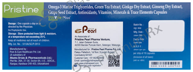Ultivite Plus Capsule 10s