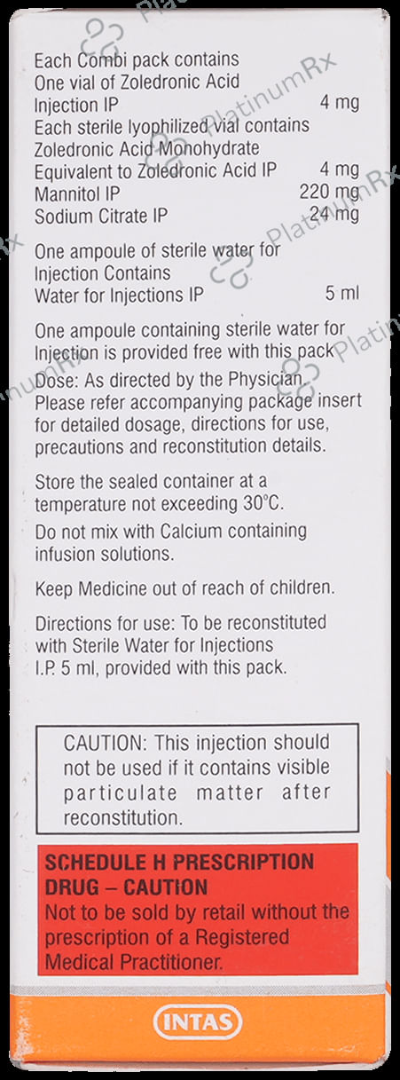 Zolasta 4mg Injection
