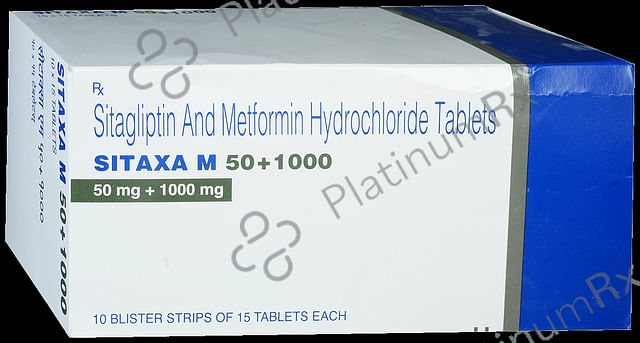 Sitaxa M 50/1000mg Tablet 15s