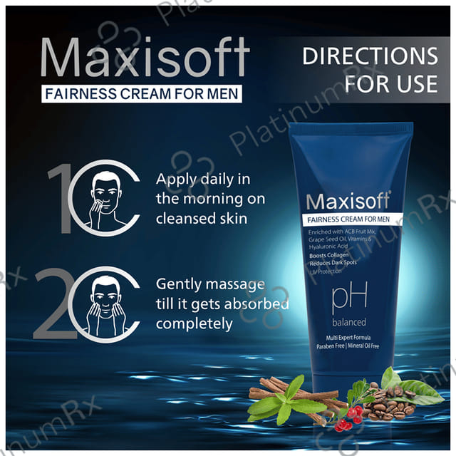 Maxisoft Fairness Cream for Men (50gm Each) 2 Tubes