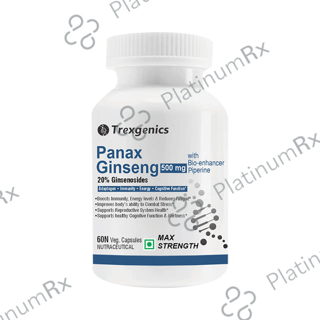 Trexgenics Panax Ginseng Veg Capsule