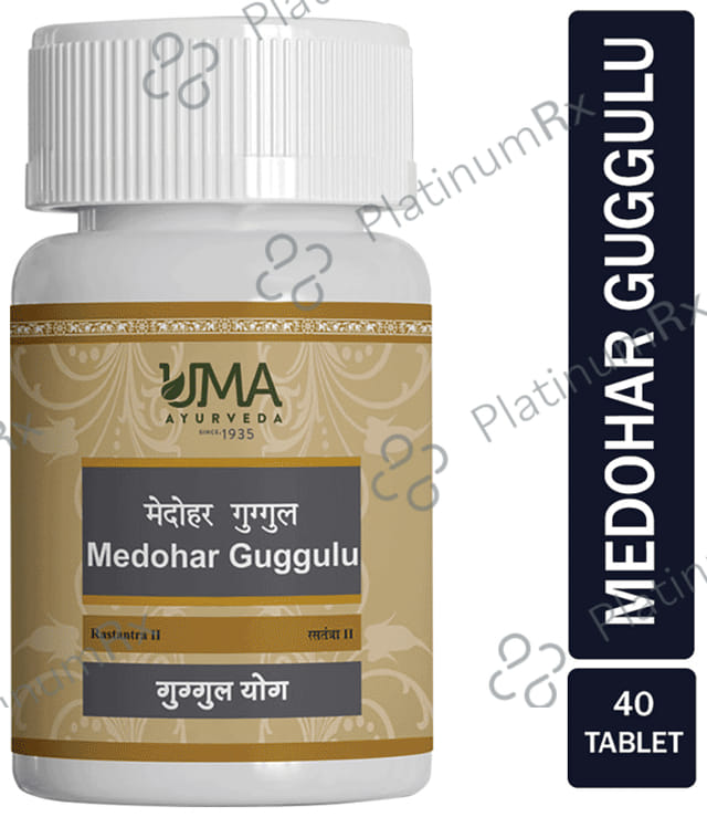 Uma Ayurveda Medohara Guggulu Tablet 40 tablets