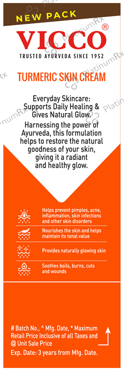 Vicco Turmeric Skin Cream 50gm