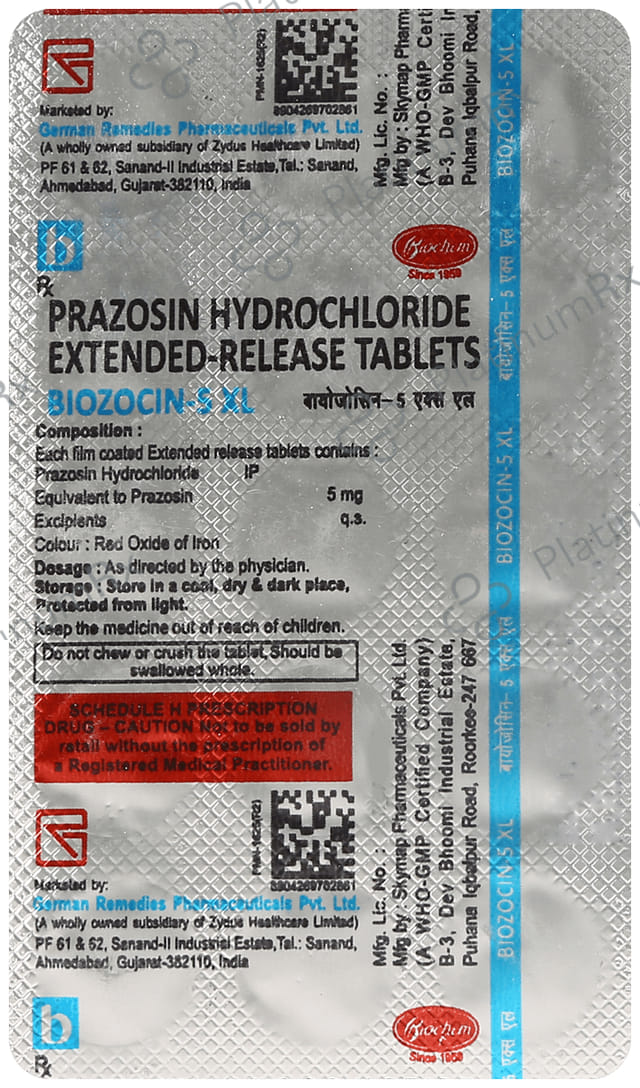 Biozocin 5mg XL Tablet 15s