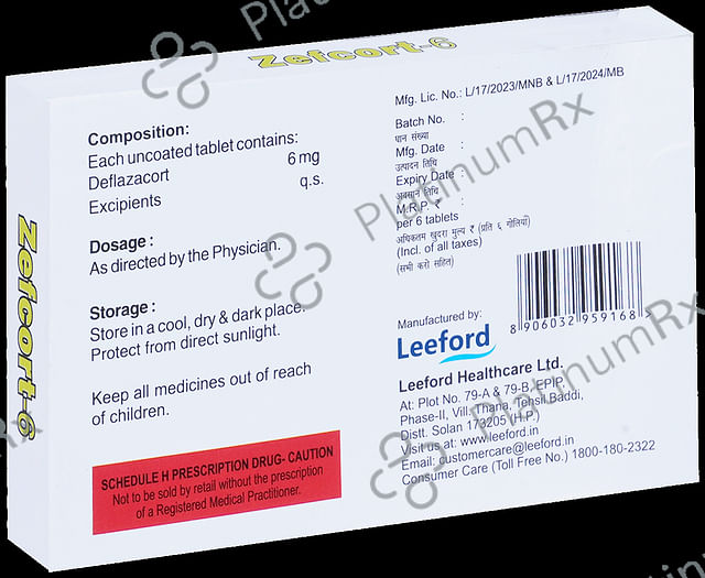 Zefcort 6 Tablet