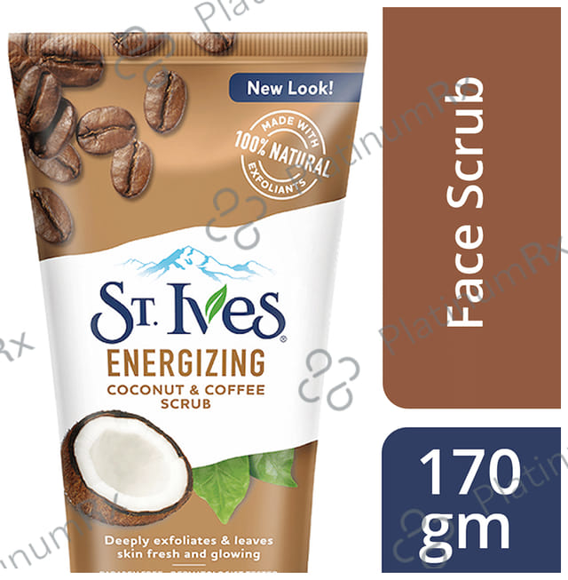 St. Ives Energizing Coconut & Coffee Scrub 170gm