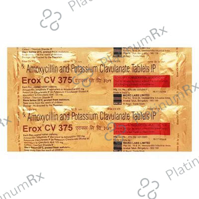 Erox CV 250/125mg Tablet 10s