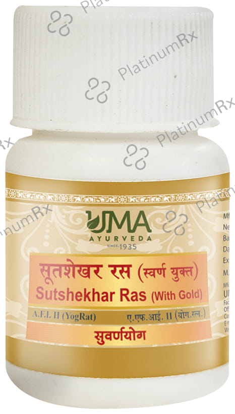 Uma Ayurveda Sutshekhar Ras Tablet (with Gold)