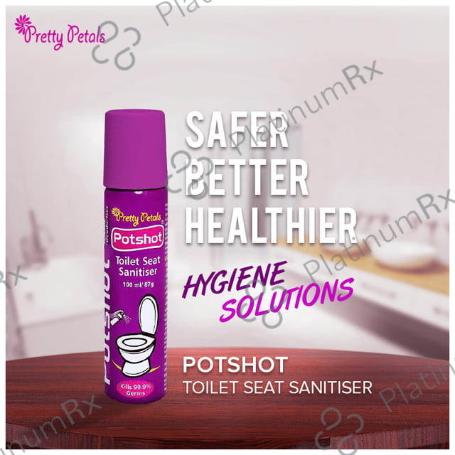 Pretty Petals Potshot Toilet Seat Sanitiser 100 ml