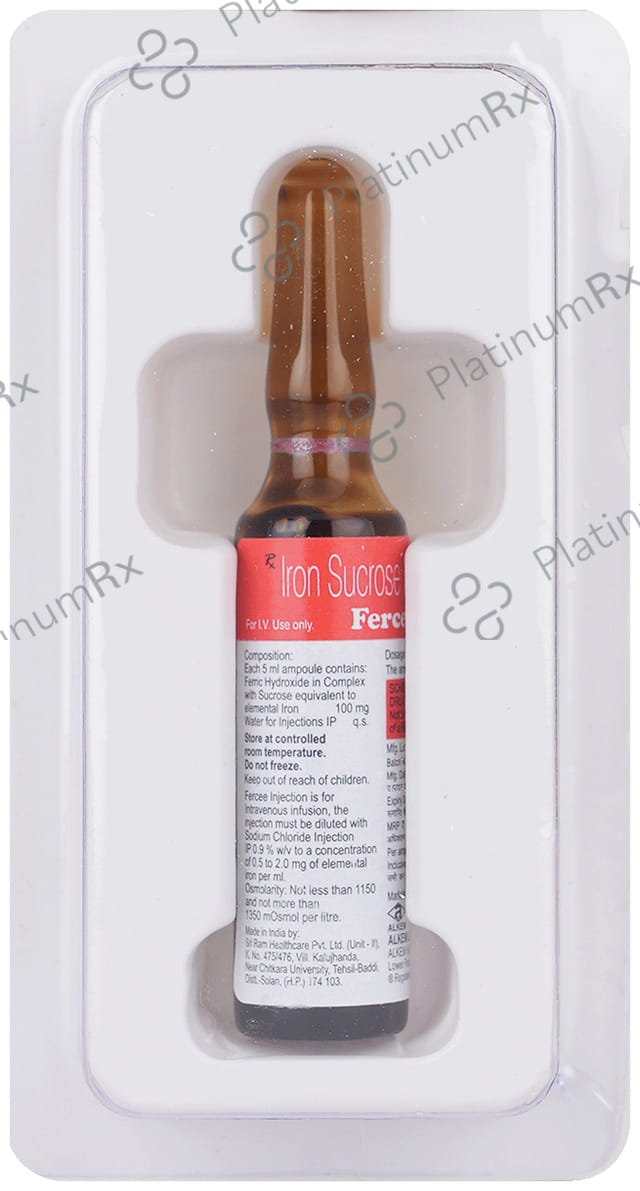Fercee 100mg Injection 5ml