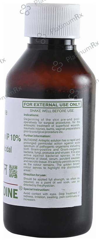 Mutadine 10% Solution 100 Solution