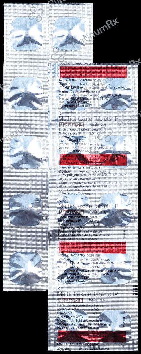 Mexate 2.5mg Tablet 10s