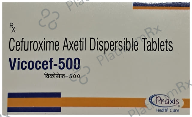 Vicocef 500mg Tablet DT 10s