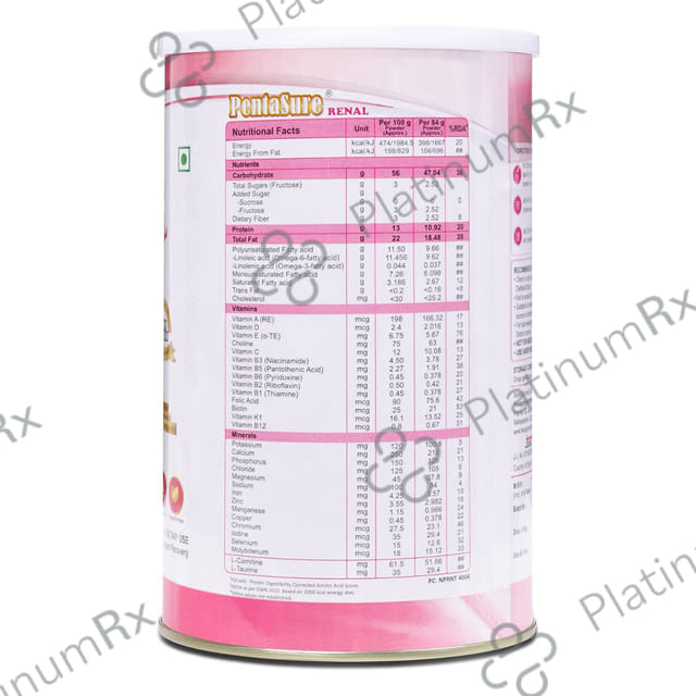 PentaSure Renal Creamy Vanilla Flavour Powder 400gm