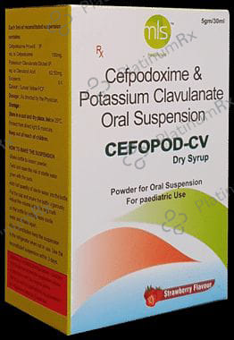Cefopod CV 100/62.5mg Dry Syrup Strawberry 30ml