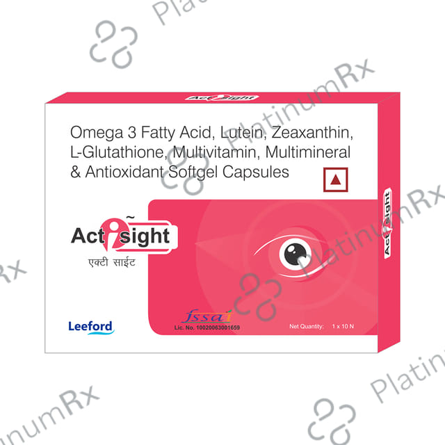 Leeford Actisight Softgel Capsule