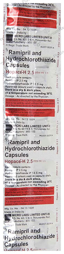 Hopace H 2.5/12.5mg Capsule 10s
