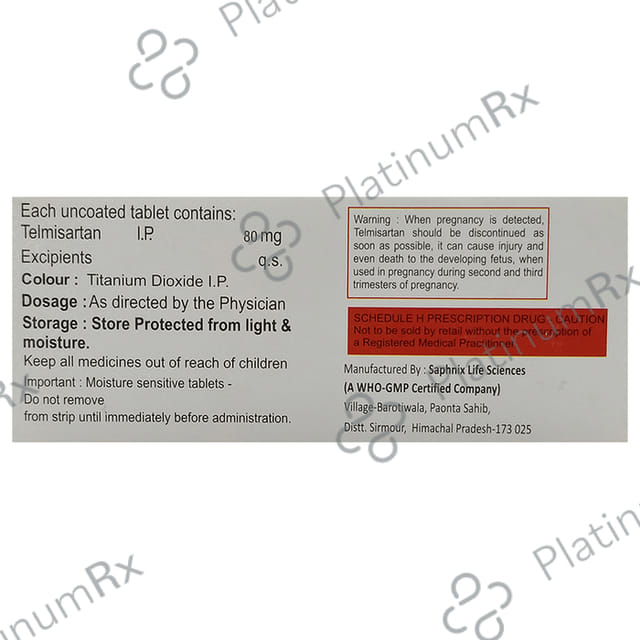 Telmecaid 80 Tablet