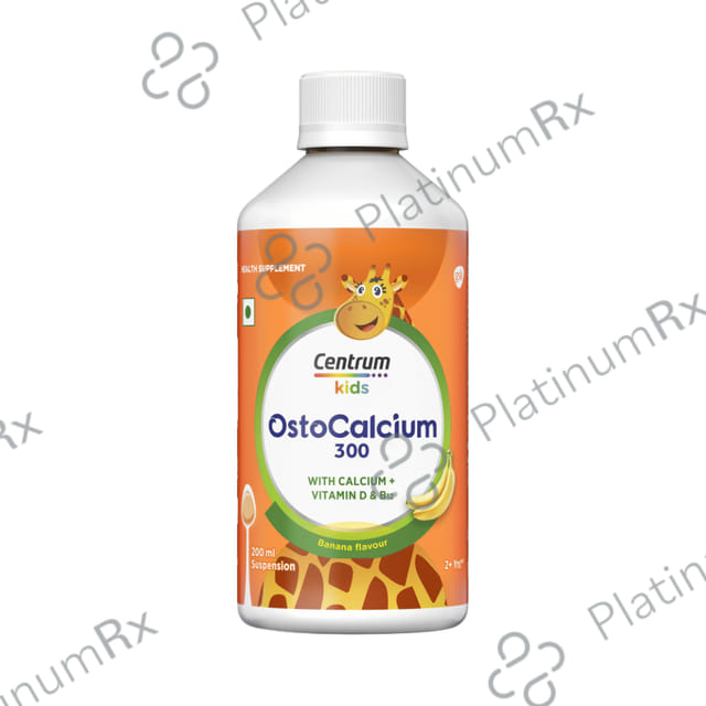 Centrum Kids Ostocalcium 300 Banana Flavour Suspension 200ml