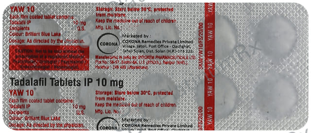 Yaw 10mg Tablet 10s