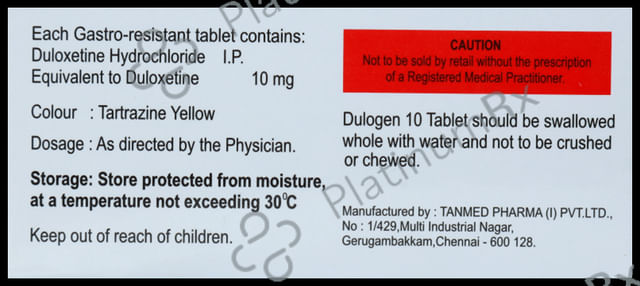 Dulogen 10 Tablet