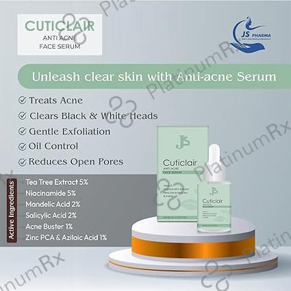 Cuticlair Anti Acne Face Serum 30ml