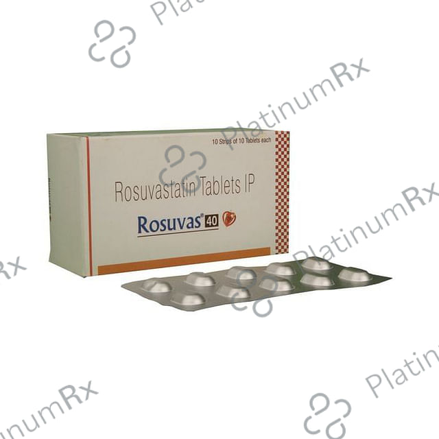 Rosuvas 40mg Tablet 10s