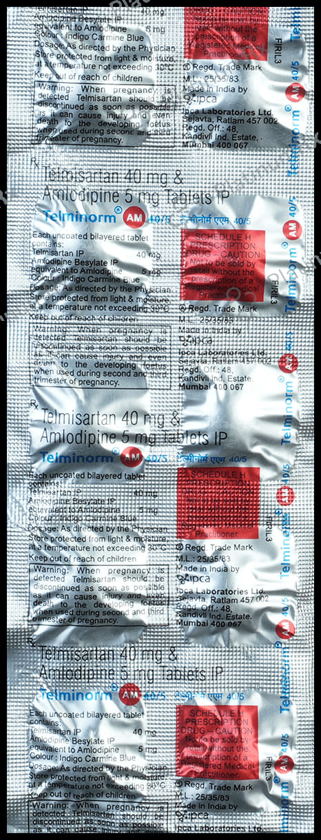 Telminorm AM 40/5mg Tablet 10s