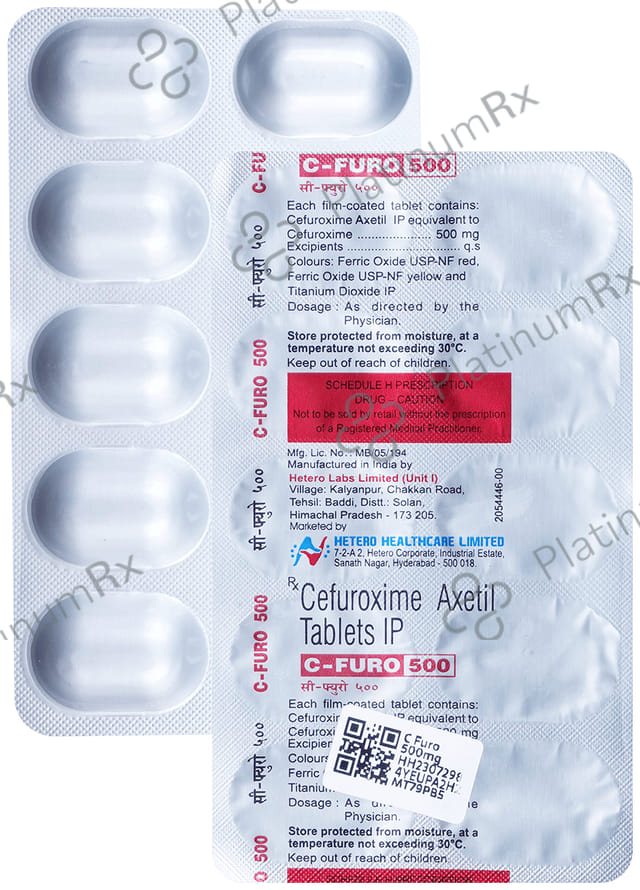 C Furo 500mg Tablet 10s