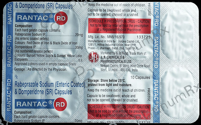 Rantac RD 20/30mg Capsule 10s