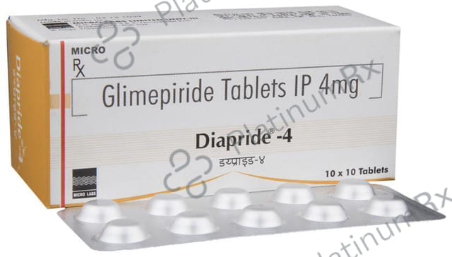 Diapride 4mg Tablet 10s