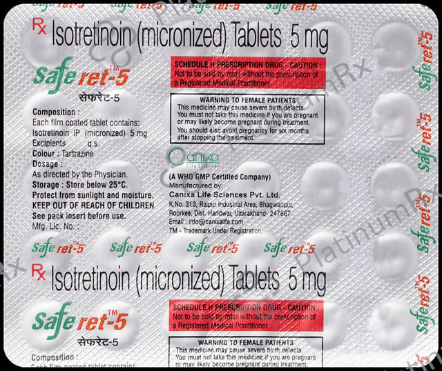 Saferet 5mg Tablet 30s