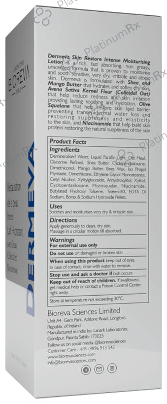 Bioreva Dermeva Skin Restore Intense Moisturising Lotion 120ml