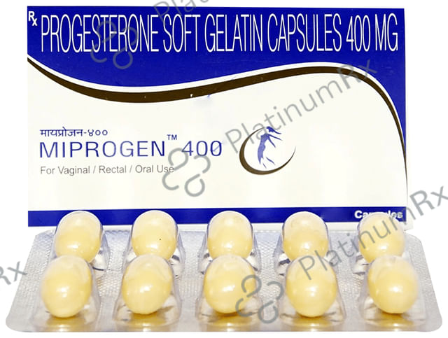 Miprogen 400mg Soft Gelatin Capsule 10s