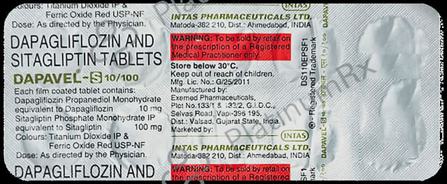 Dapavel S 10/100mg Tablet 10s