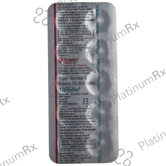 Tibrolin 90/48/100mg Tablet 10s