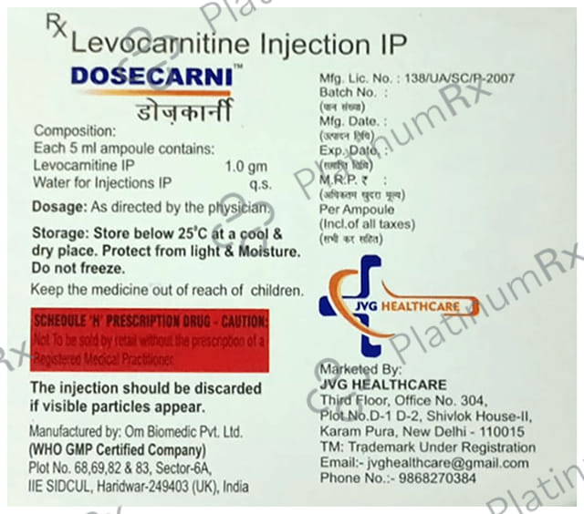 Dosecarni Injection