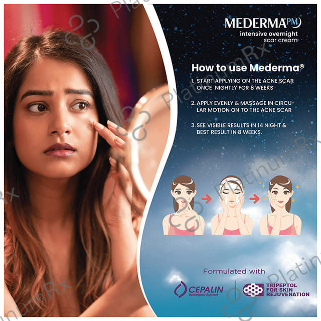 Mederma PM Intensive Overnight Scar Cream 10gm