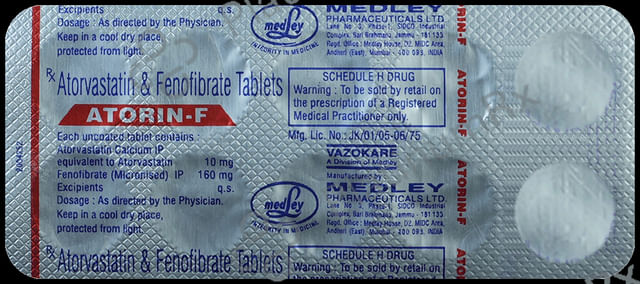 Atorin F Tablet 10/160